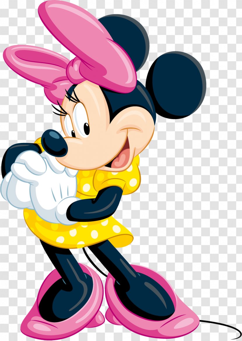 Minnie Mouse Mickey Clip Art - Pink Transparent PNG