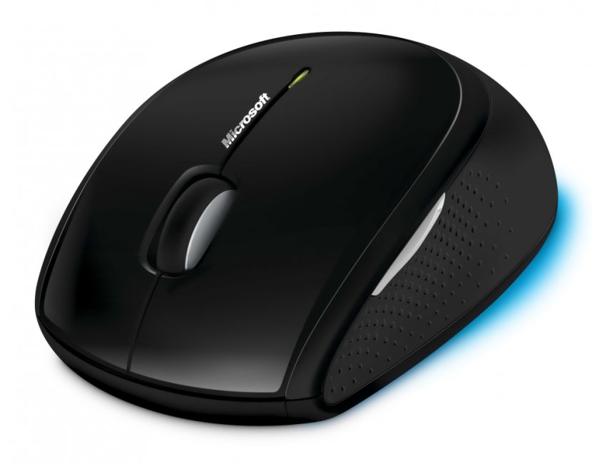 Computer Mouse Microsoft BlueTrack Wireless 5000 - Output Device - Pc Transparent PNG