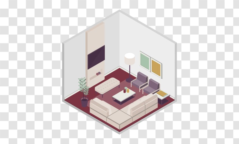 Mortgage Law Air Conditioning Loan Credit Mutterschaftskapital - Living Room Top View Transparent PNG