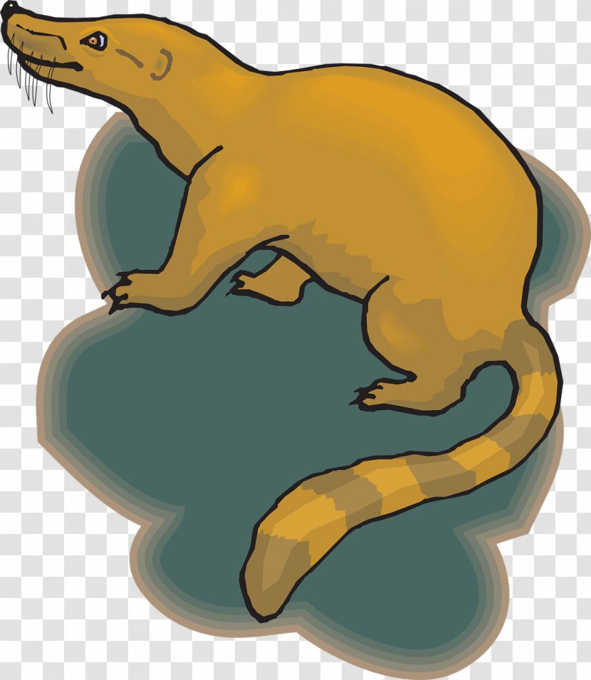 Cartoon Clip Art - Dinosaur - Crawling Skunk Transparent PNG