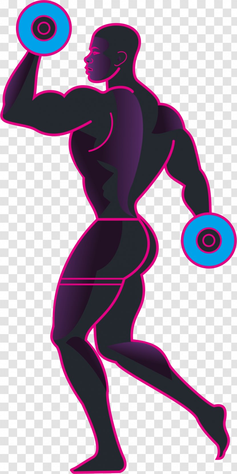 Olympic Weightlifting Weight Training Silhouette Physical Exercise - Tree - Men's Fitness Transparent PNG