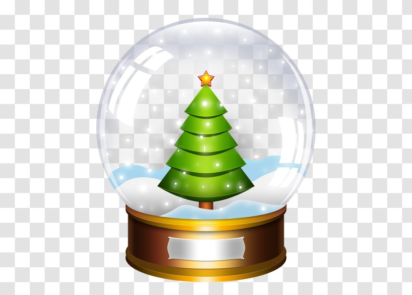 Christmas Snow Globes Clip Art - Tree - Glass Ball Wish Transparent PNG