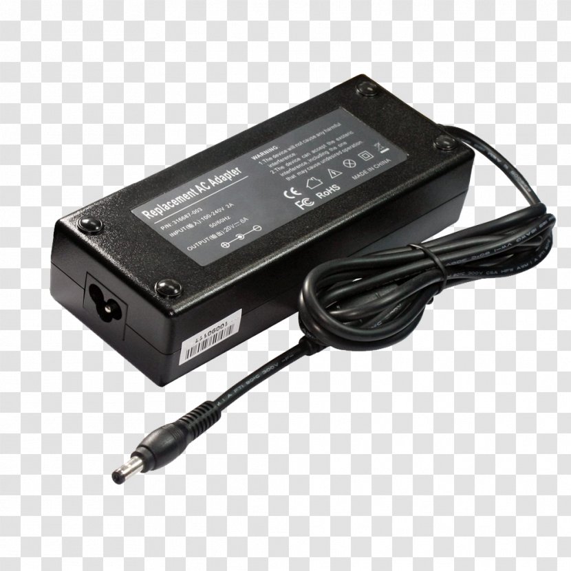 Laptop Battery Charger Dell AC Adapter - Technology Transparent PNG