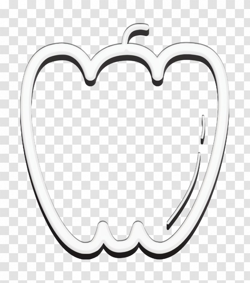 Pepper Icon Vegetable Veggie - Heart - Veggies Transparent PNG