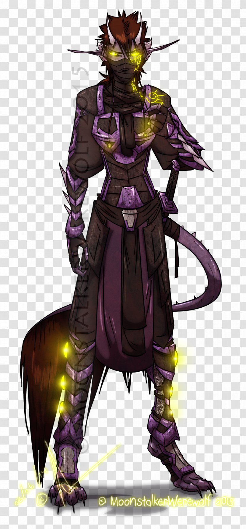 Costume Design Spear Mercenary Demon - Mythical Creature Transparent PNG
