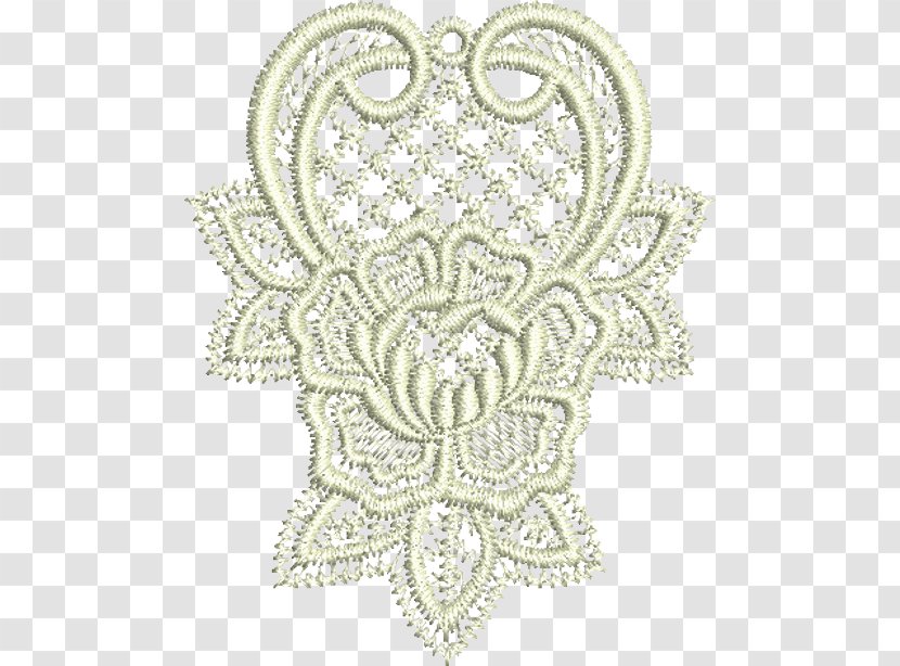 Embroidery Lace Design Cutwork Pattern - Doilies - Textile Transparent PNG