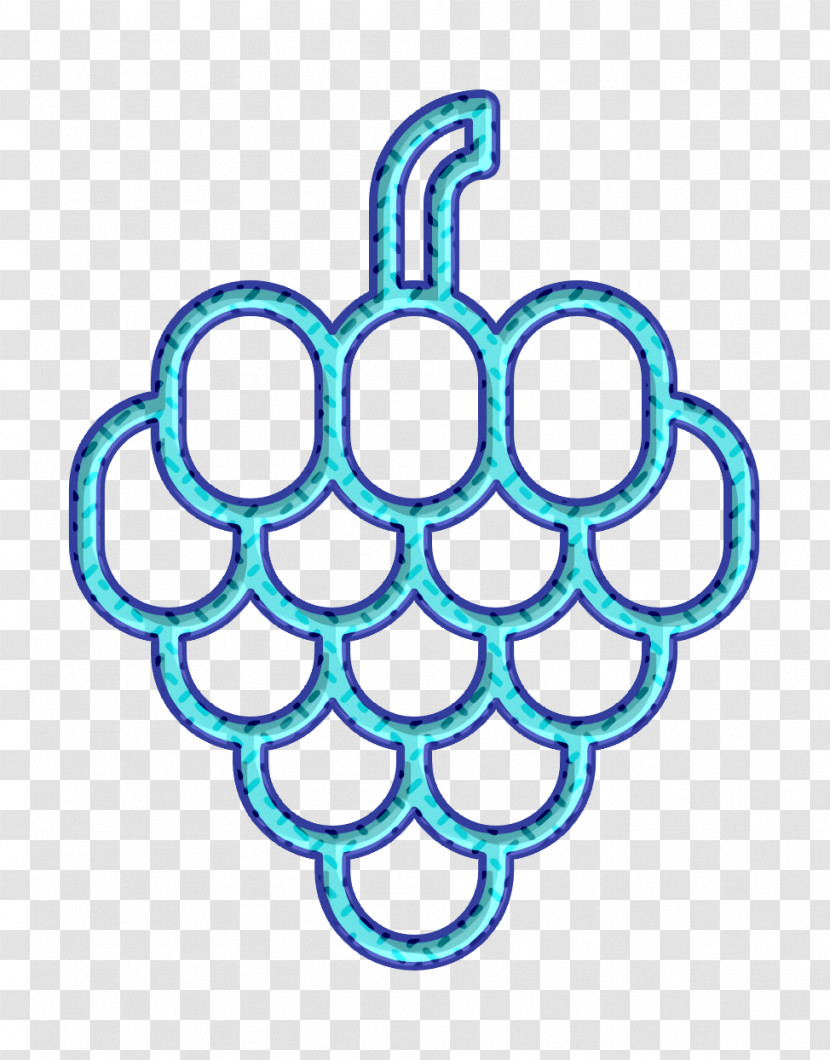 Fruits And Vegetables Icon Grapes Icon Grape Icon Transparent PNG
