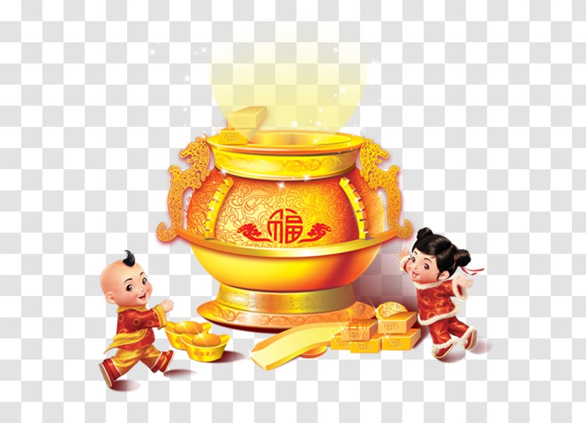 Fai Chun Chinese New Year Zodiac Fu Antithetical Couplet - Food - Year's Day Spring Festival Blessing Word Cornucopia Transparent PNG