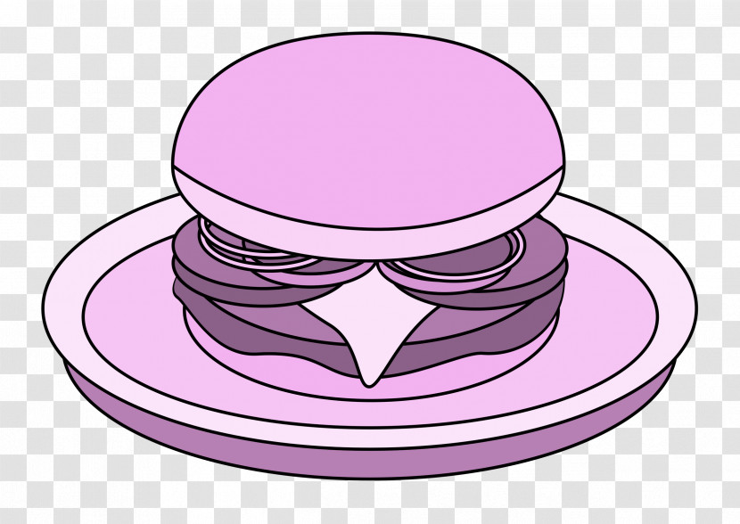 Cartoon Line Hat Pink M Geometry Transparent PNG