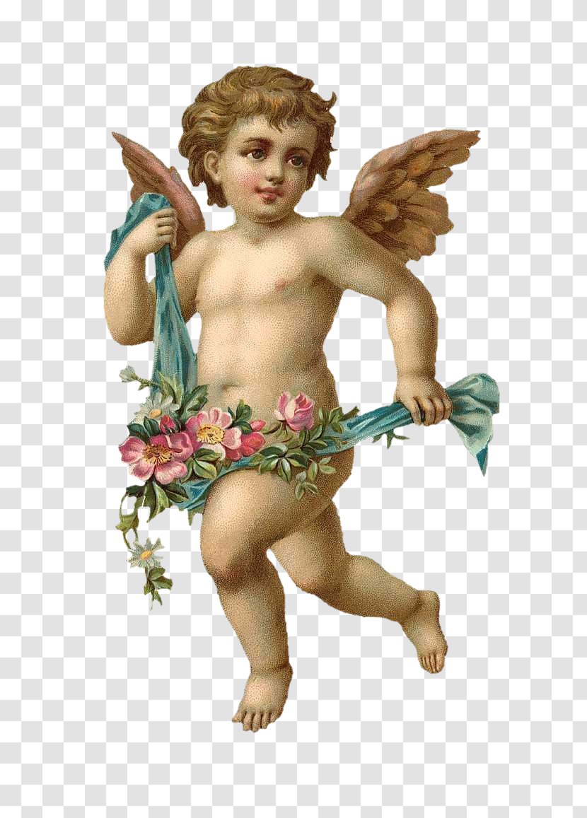 Cherub Angel Haniel God Clip Art - Flower - Western Mythology Cupid Transparent PNG