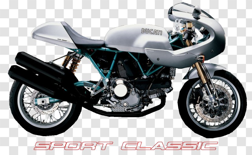 Ducati SportClassic Motorcycle Exhaust System Harley-Davidson XLCR - Fairing - Photocopier Transparent PNG