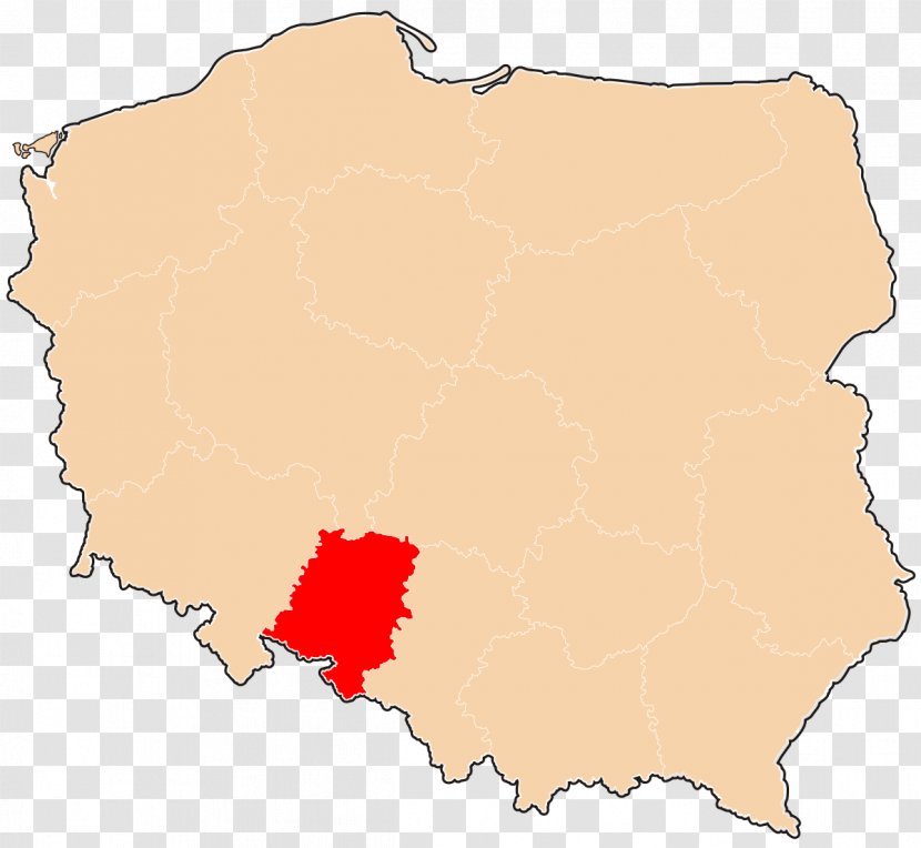 Opole Voivodeship Administrative Territorial Entity Of Poland Wikipedia Greater Map Transparent PNG