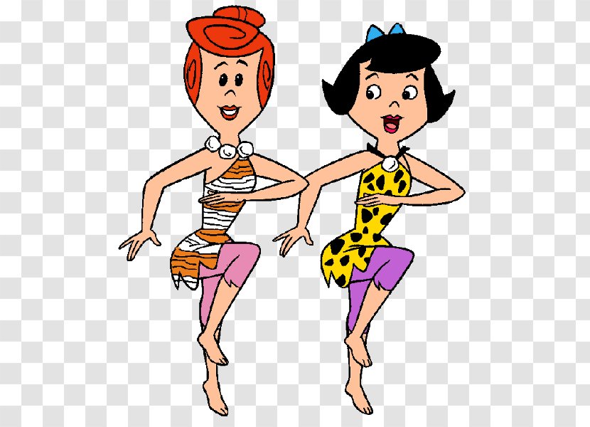 Wilma Flintstone Betty Rubble Fred Pebbles Flinstone Barney - Tree Transparent PNG