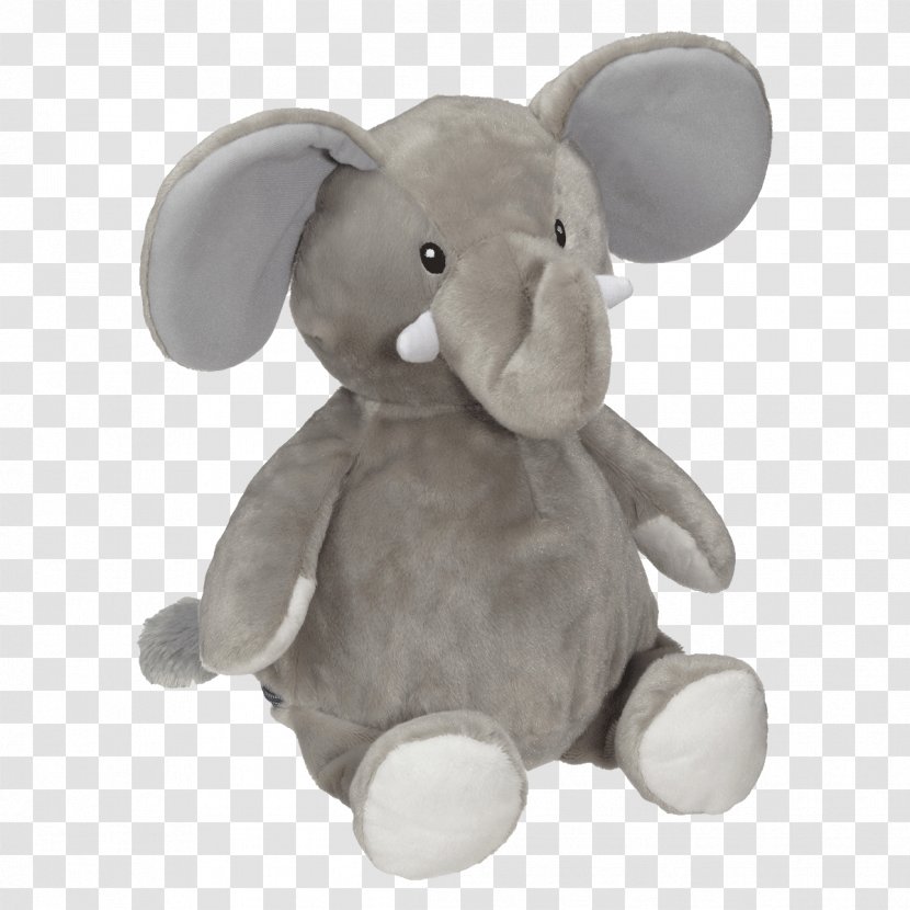 Stuffed Animals & Cuddly Toys Machine Embroidery Plush Elephant - Tree - Dressing Baby Transparent PNG