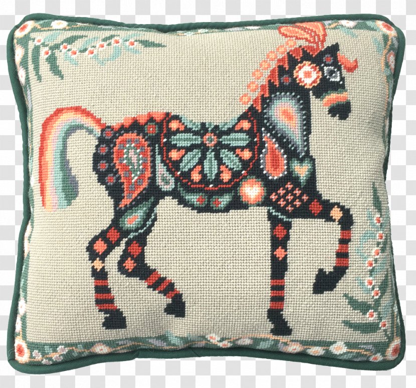 Needlepoint Tapestry Cross-stitch Pattern - Wool - Pillow Transparent PNG