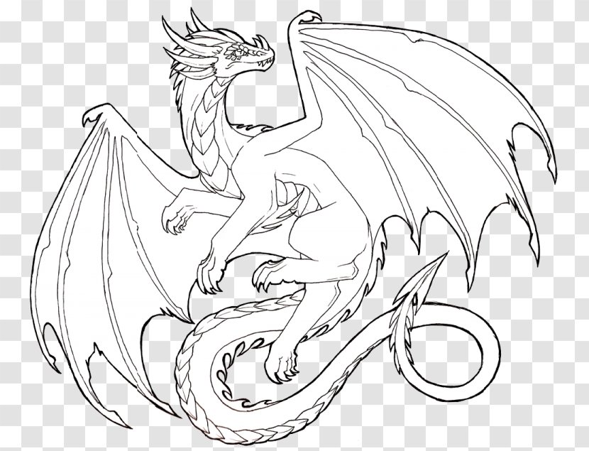Drawing Chinese Dragon Sketch - Fictional Character Transparent PNG