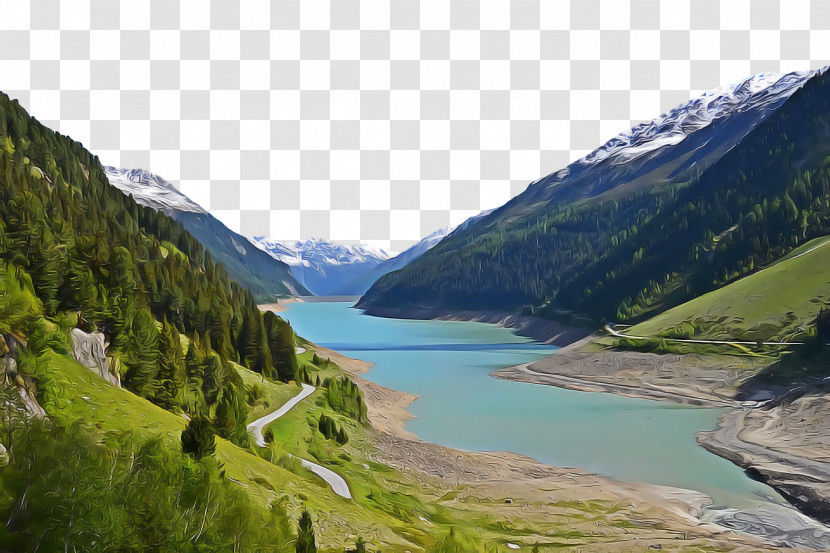 Fjord Tarn Glacial Lake Wilderness Lough Transparent PNG