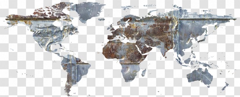World Map Globe - Vector Transparent PNG