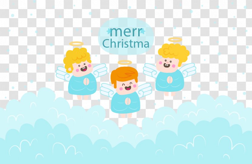 Three Cute Little Angels - Yellow - Happiness Transparent PNG