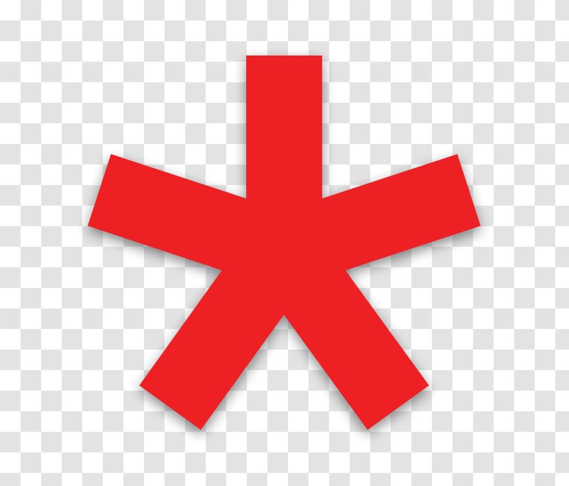 Red Symbol Cross Logo Material Property - Flag American Transparent PNG