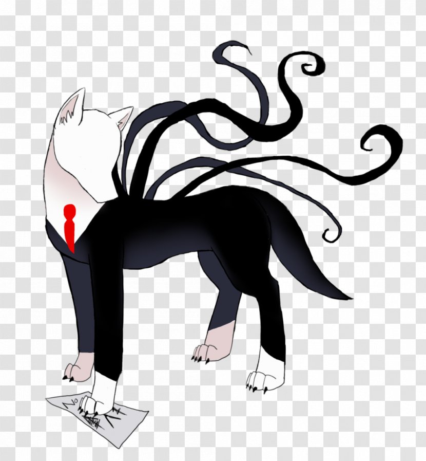 Dog Cat Art Canidae Pack - Animal - Slender Man Transparent PNG