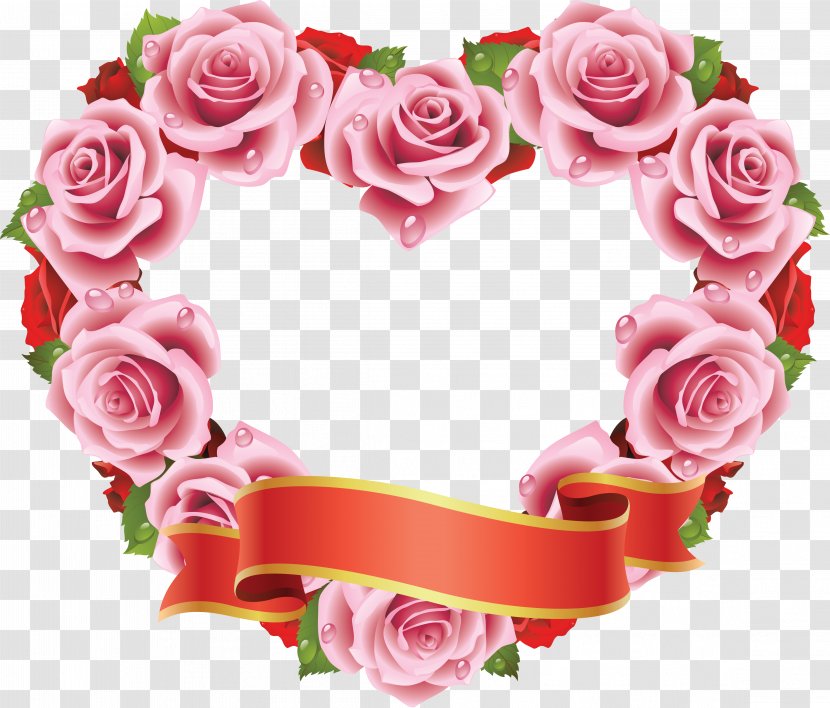 Rose Heart Flower Clip Art - Order Transparent PNG
