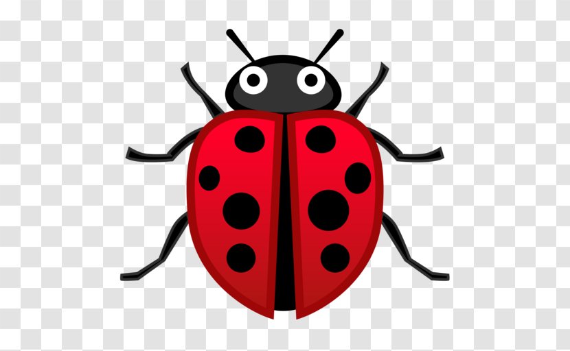 Ladybird Beetle Emoji Domain Symbol - Text Messaging Transparent PNG