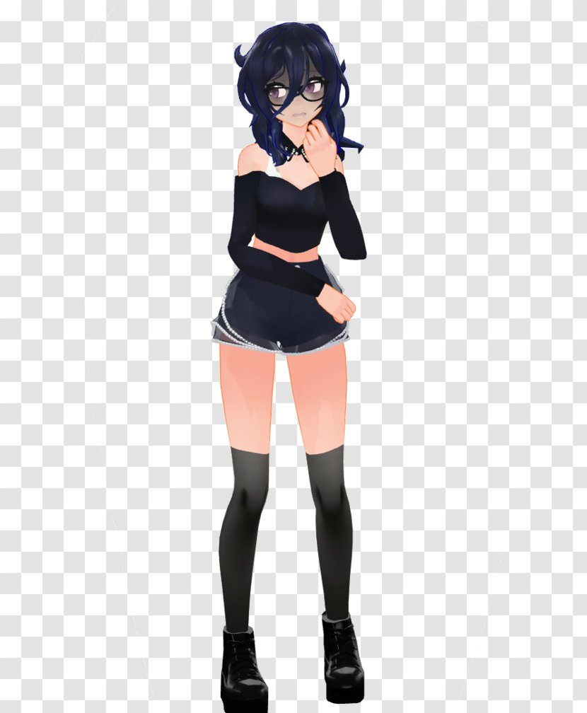 Yandere Simulator Clothing Casual Attire Senpai And Kōhai - Silhouette - Dress Transparent PNG