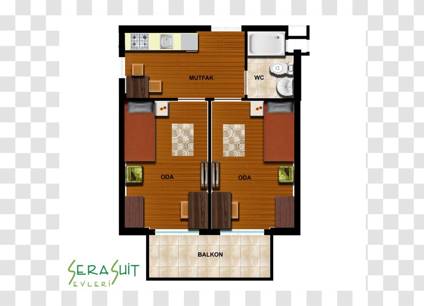 Bursa Sera Suit Evleri Floor Plan Facebook Quality - ODA Transparent PNG