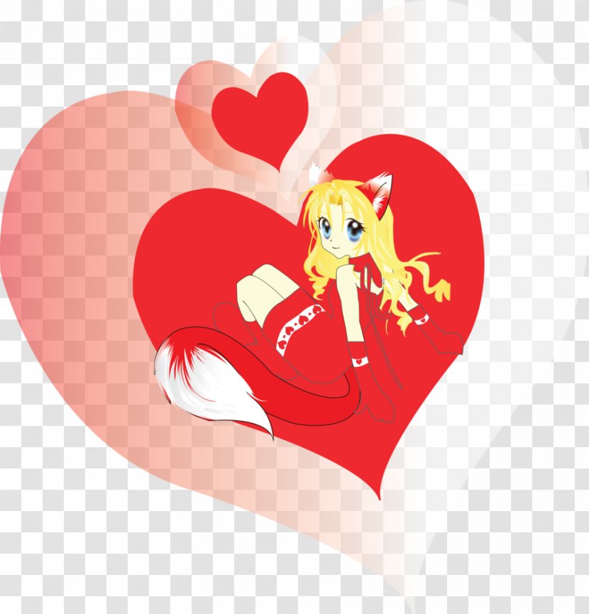 Character Valentine's Day Fiction Clip Art - Silhouette Transparent PNG