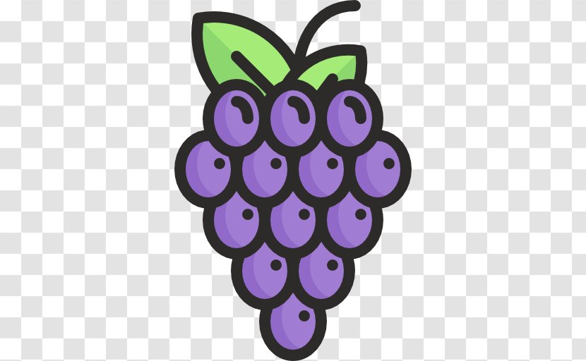 Grape Photography Icon - Silhouette Transparent PNG
