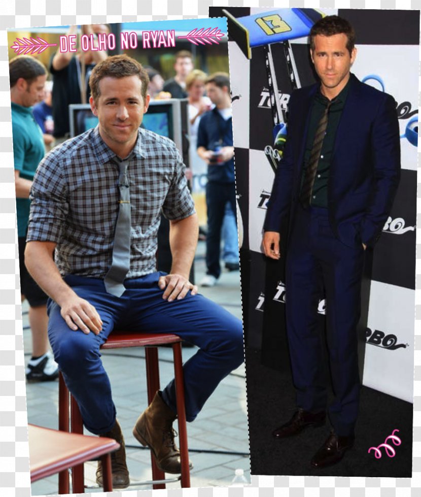 Suit Fashion Boot T-shirt Jeans - Clothing - Ryan Reynolds Transparent PNG