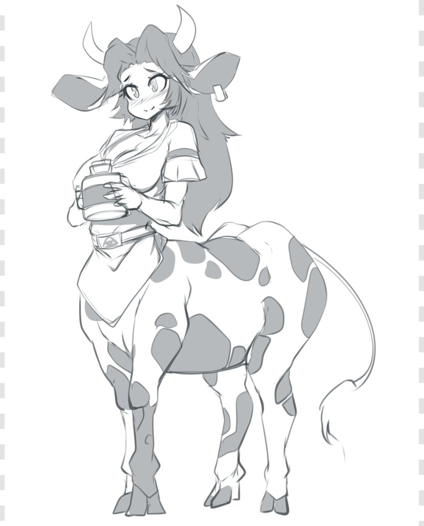 Horse Pony Drawing Visual Arts Sketch - Flower - Centaur Transparent PNG