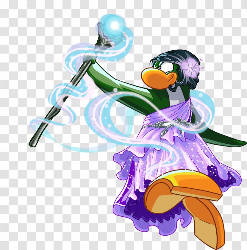 Club Penguin Flightless Bird Illustration - Mythical Creature Transparent PNG