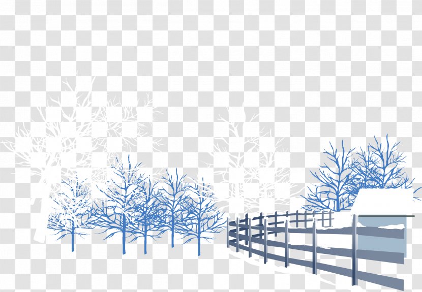 Yuki Onna Winter Snow - Freezing - Hand-painted Background Material Vector Transparent PNG