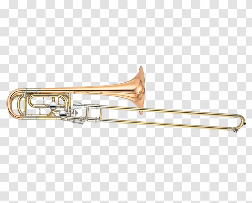 Bass Trombone Musical Instruments Yamaha Corporation Brass - Watercolor Transparent PNG