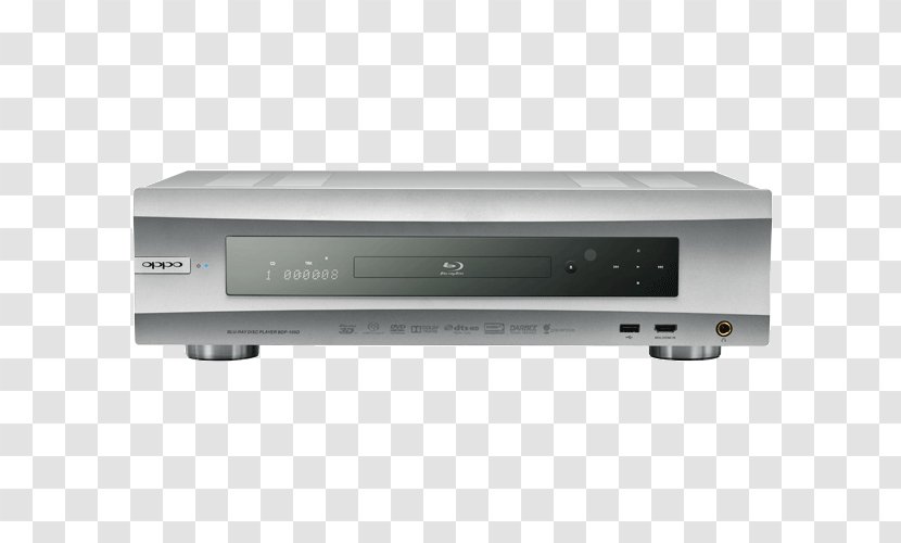 Blu-ray Disc OPPO Digital High Fidelity Electronics Denon - Home Theater Systems - Av Receiver Transparent PNG
