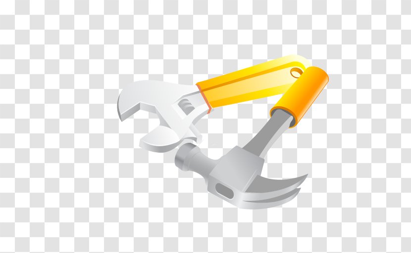 Tool Hammer - Material - Cartoon Vector Transparent PNG