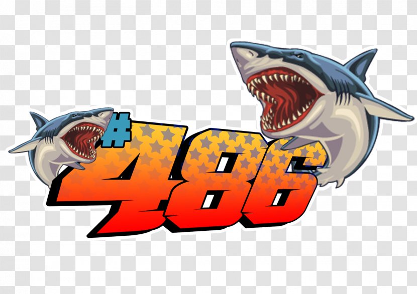 Road Racing Sticker Drag Logo - Cool Shark - Race Transparent PNG