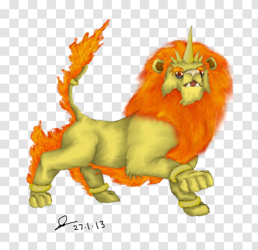 Lion Tiger Pokémon X And Y FireRed LeafGreen - Cat Transparent PNG