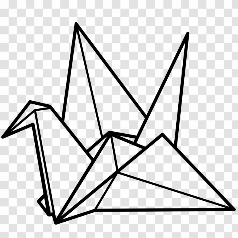 Thousand Origami Cranes Orizuru Paper - Washi - Crane Transparent PNG