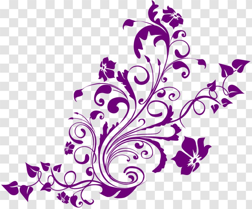 Flower Purple Floral Design Clip Art - Magenta - Sunflower Cliparts Transparent PNG