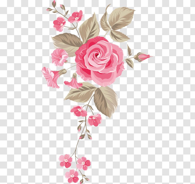Flower Floral Design Watercolor Painting Vector Graphics - Rose Order Transparent PNG