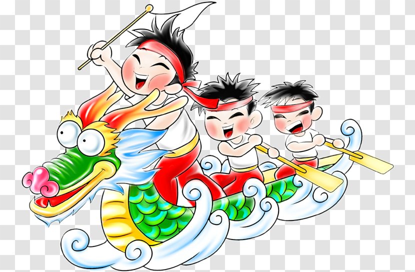 Zongzi Dragon Boat Festival - Cartoon Transparent PNG