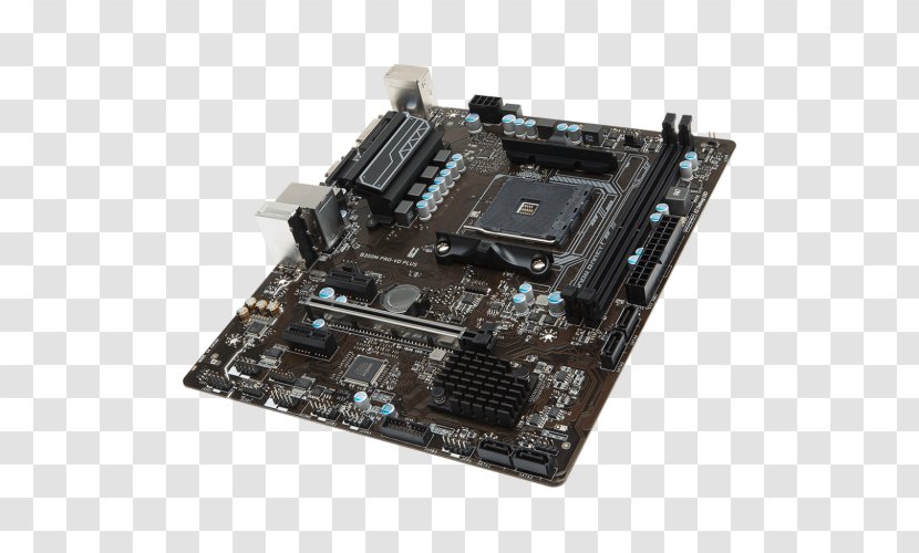 MSI A320M PRO-VD PLUS AMD A320 Socket AM4 Micro ATX Motherboard MicroATX - Microatx - Personal Computer Hardware Transparent PNG