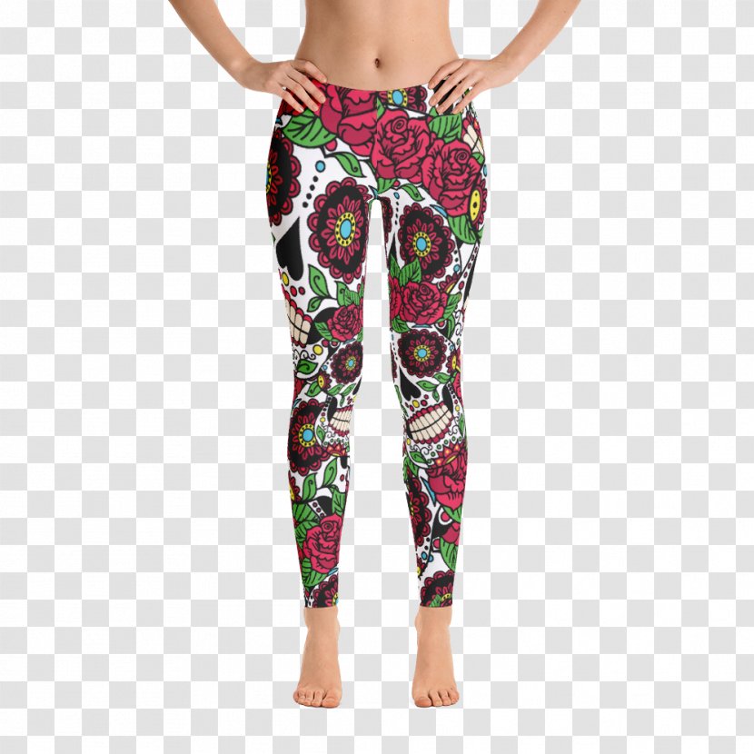 T-shirt Leggings Capri Pants Clothing Fashion - Spandex - Mockup Transparent PNG