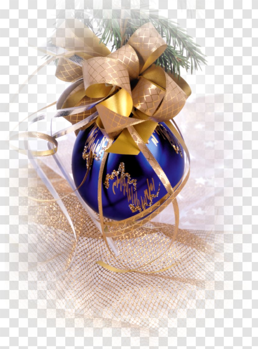 Christmas Day Ornament Gift Card Blog - Cobalt - Album Page Transparent PNG