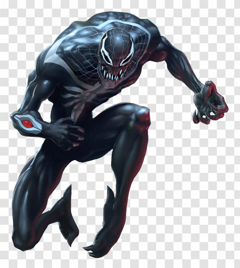 Spider-Man Unlimited Venom Supervillain The Superior - Spiderman - Action Figure Transparent PNG