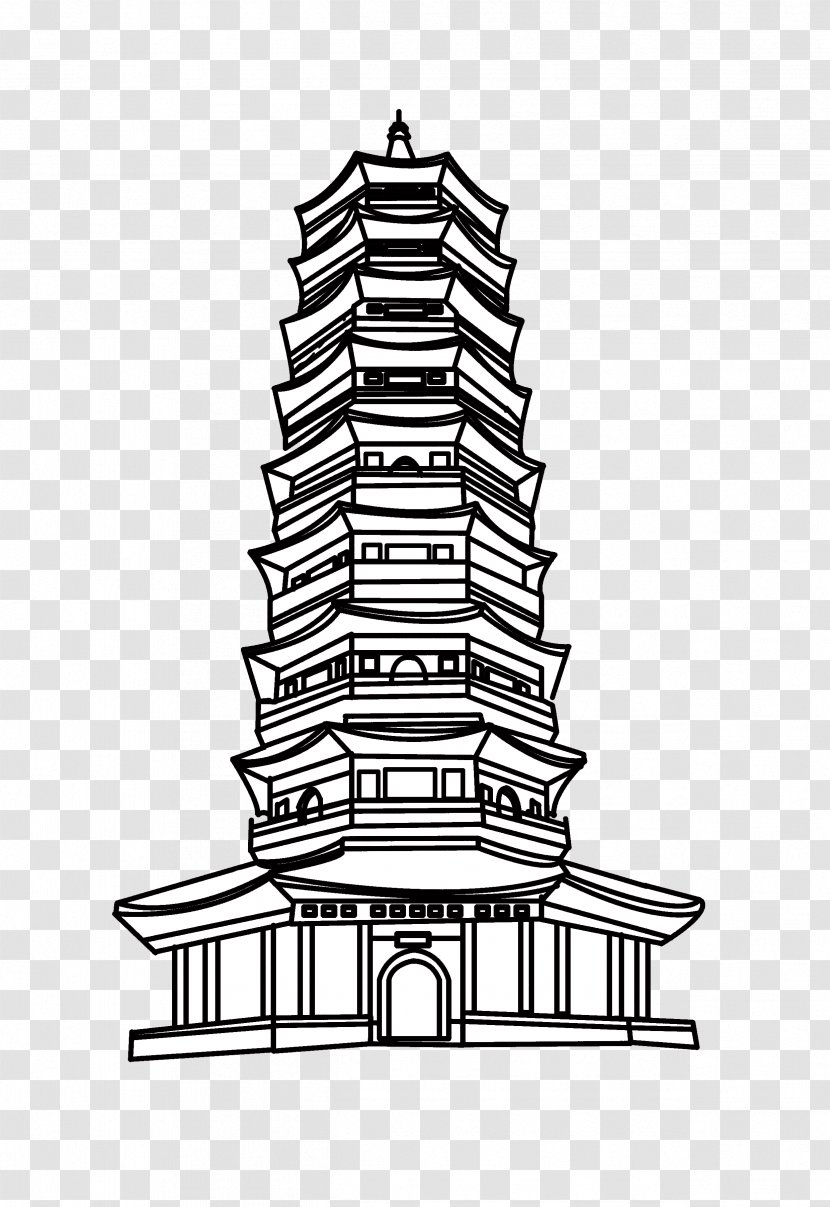 Eiffel Tower Architecture Logo Songjiang Square Pagoda - Steeple Transparent PNG