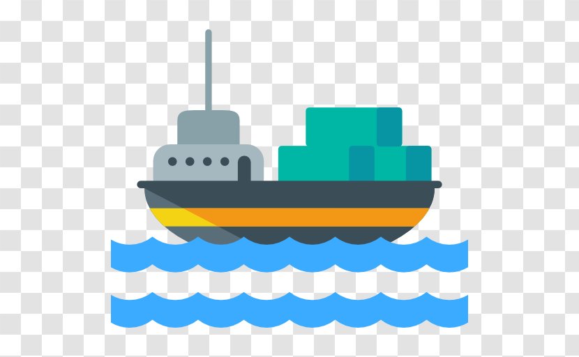 Freight Transport Maritime Ship Icon - Rectangle - Cargo Transparent PNG